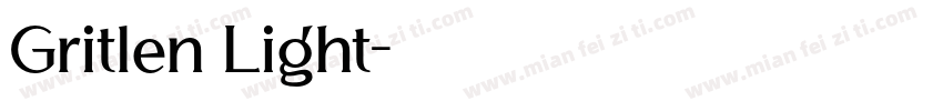 Gritlen Light字体转换